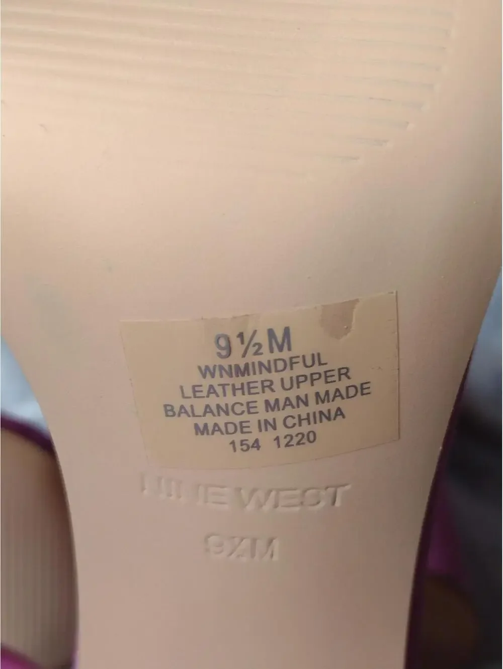 NWOT Nine West Women's Pink/Mindful 4